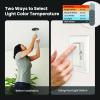 Feit Electric 6in LED Recessed Downlight, 75W Equivalent, Adjustable White 2700K–5000K, Switch-Selectable Color Temperature, Dimmable, E26 Retrofit, 10.2W, 50,000-Hour Lifetime, LEDR56F/6WYCA