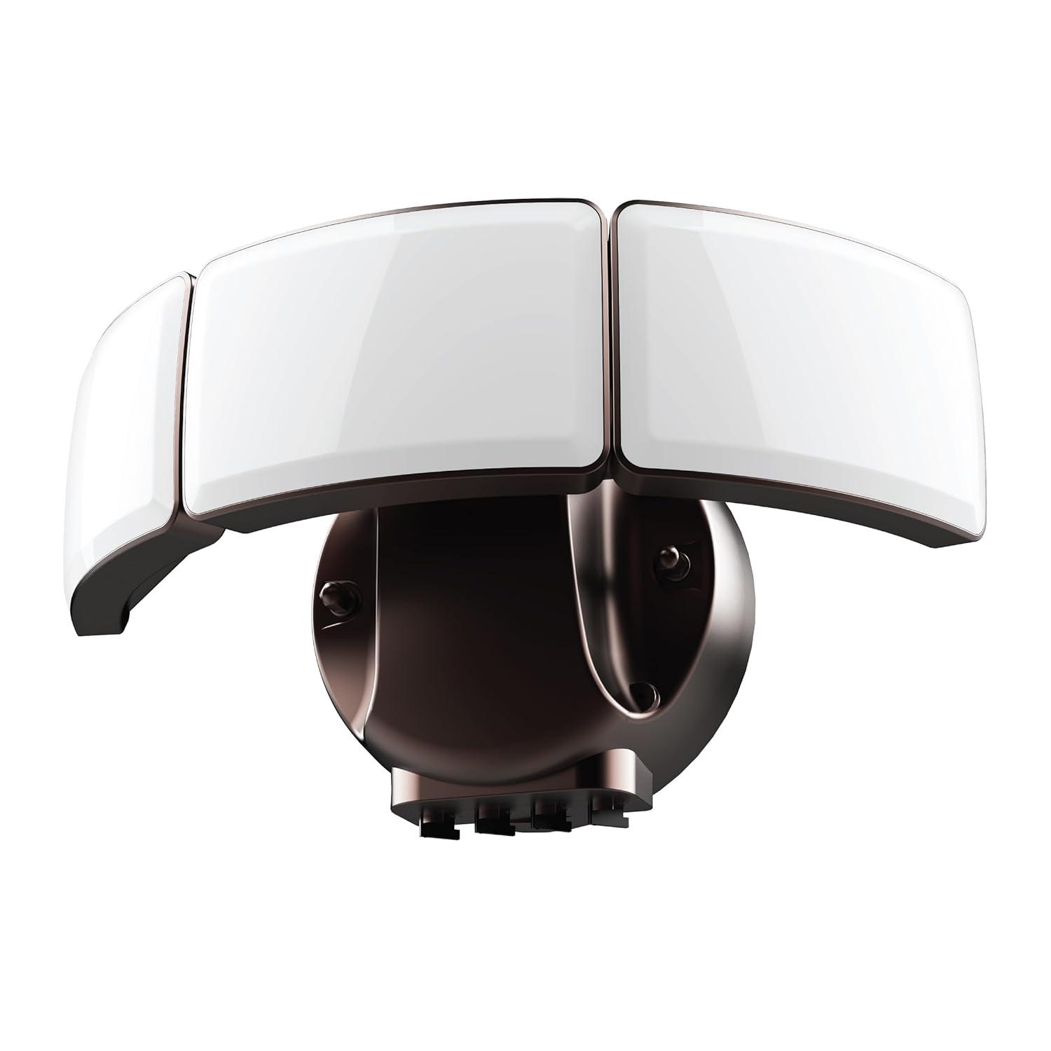 image:imageFeit Electric 105in TripleHead Security Flood Light 5000 Lumens Adjustable White 2700K6500K Microwave Motion Sensor DusktoDawn Photocell Lumen Select S105TFL5CCTMMBZ
