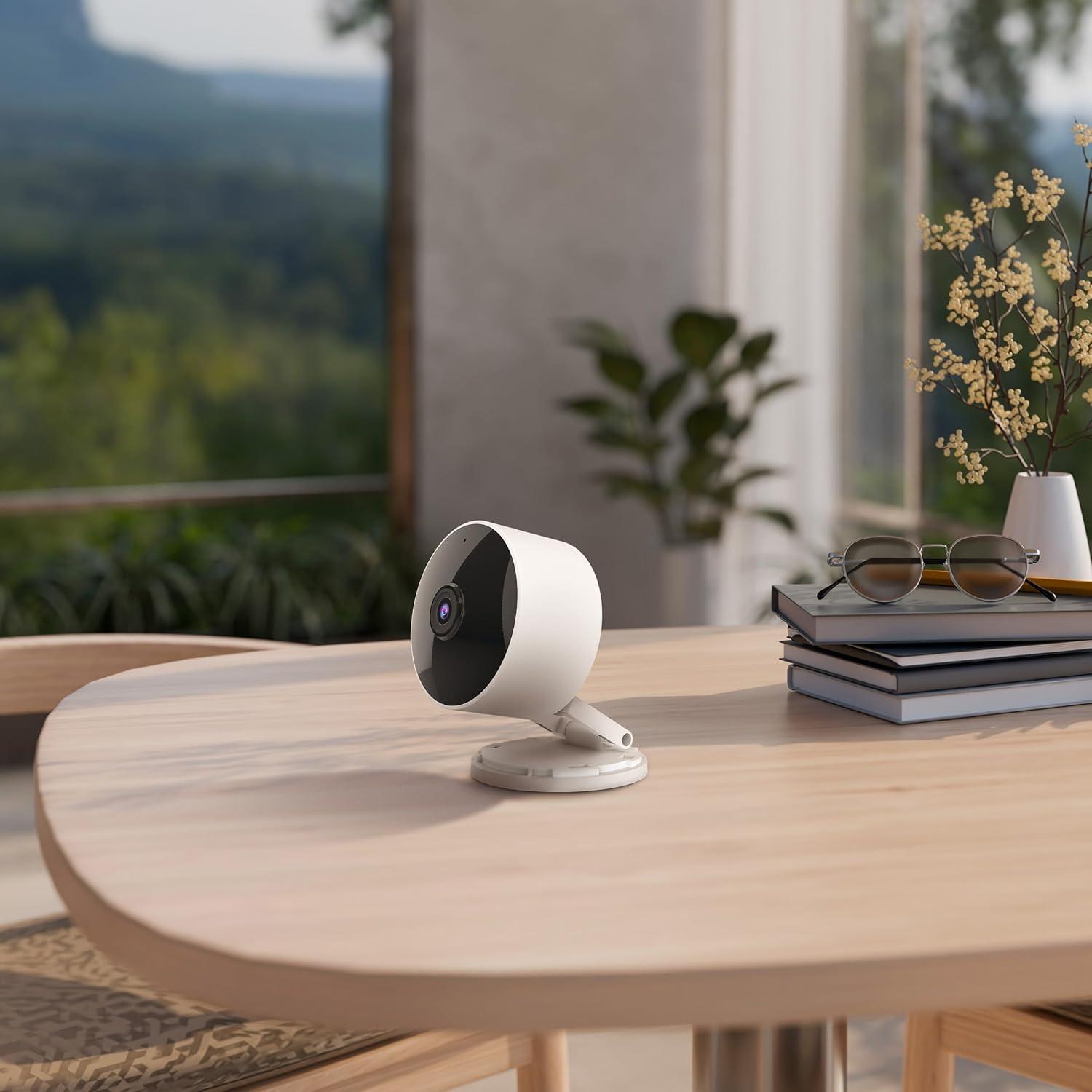 image:imageFeit Electric Smart Indoor Pan Tilt Baby Monitor Camera 2K WiFi Security Camera with AI Motion Alerts Motion Tracking Night Vision 30 ft TwoWay Audio Local Storage 24GHz WiFiMotion Sensor