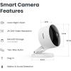 Feit Electric Smart Indoor Pan Tilt Baby Monitor Camera, 2K WiFi Security Camera with AI Motion Alerts, Motion Tracking, Night Vision (30 ft), Two-Way Audio, Local Storage, 2.4GHz WiFi(Motion Sensor)
