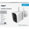 Feit Electric Smart Outdoor Wireless Security Camera, 2K HD Video, Battery Powered or Solar-Ready, Advance Motion Detection, 2.4GHz Wi-Fi, 30ft. Night Vision, 2-Way Audio with Micro SD Card Storage