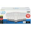 FEIT 9w LED Light Bulbs, 60w Equivalent, 800 Lumens Natural Day Light 5000K, 10 Pack(10 Count (Pack of 1))